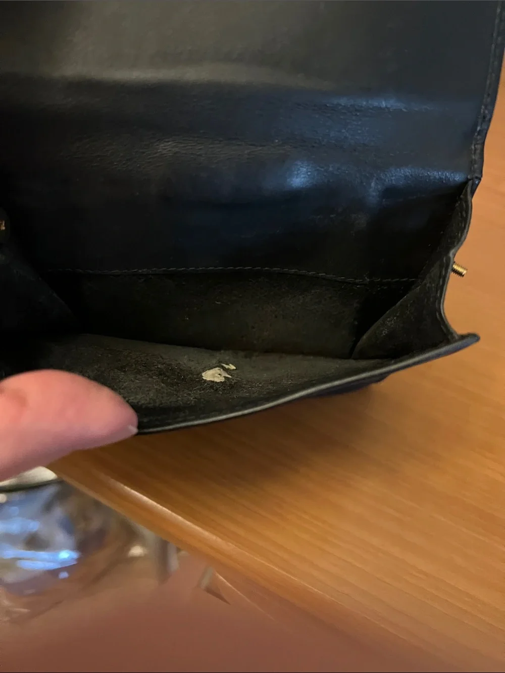 Gucci vintage unisex Black Leather Wallet